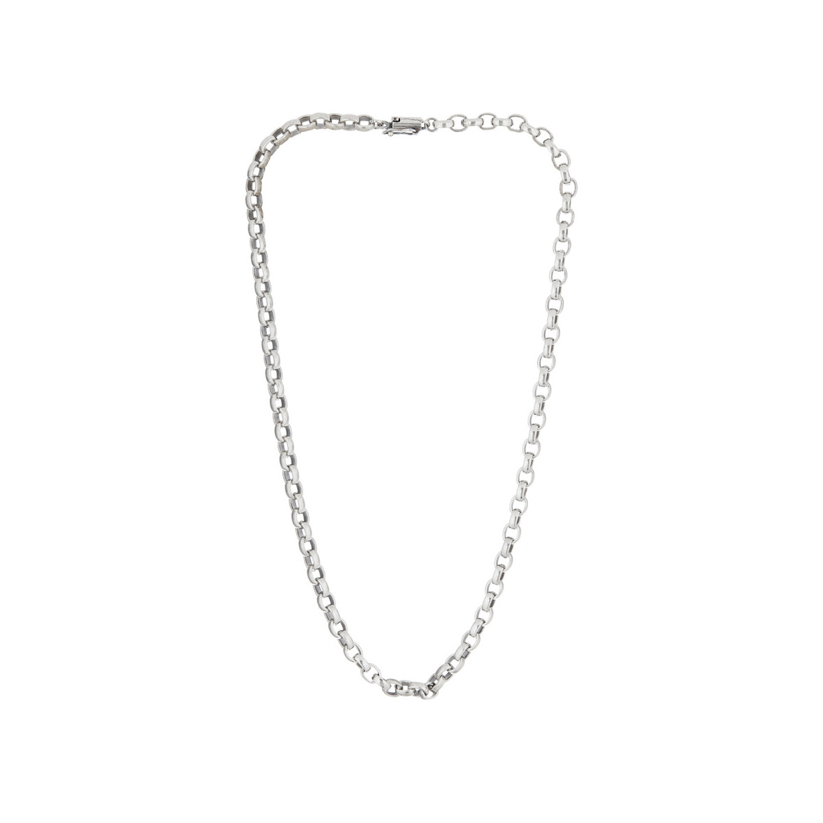 Élégance Masculine Assurée avec un Collier Homme en Argent Luxe
